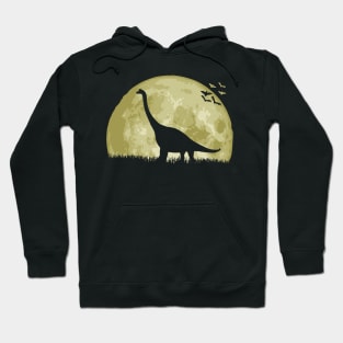 Dinosaur And Epic Full Moon Hoodie